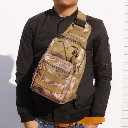 Tactical Sling Backpack - Waterproof EDC Outdoor CCW Daypack for Hiking and Camping - ZOOMNSTORE