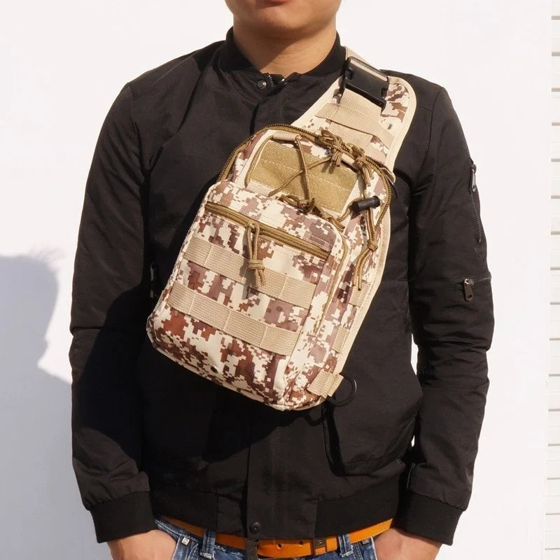 Tactical Sling Backpack - Waterproof EDC Outdoor CCW Daypack for Hiking and Camping - ZOOMNSTORE