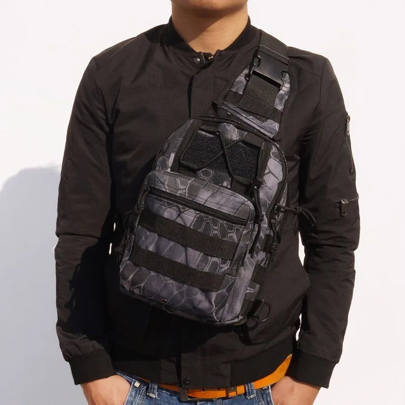 Tactical Sling Backpack - Waterproof EDC Outdoor CCW Daypack for Hiking and Camping - ZOOMNSTORE