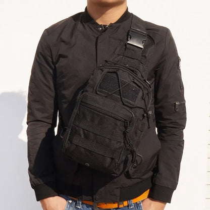Tactical Sling Backpack - Waterproof EDC Outdoor CCW Daypack for Hiking and Camping - ZOOMNSTORE