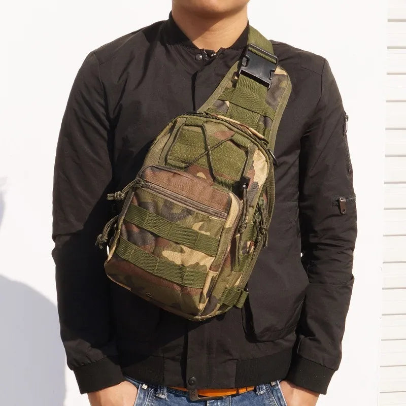 Tactical Sling Backpack - Waterproof EDC Outdoor CCW Daypack for Hiking and Camping - ZOOMNSTORE
