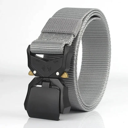 Tactical Waist Belt - Durable Canvas Belt With Automatic Buckle & Quick Release - ZOOMNSTORE