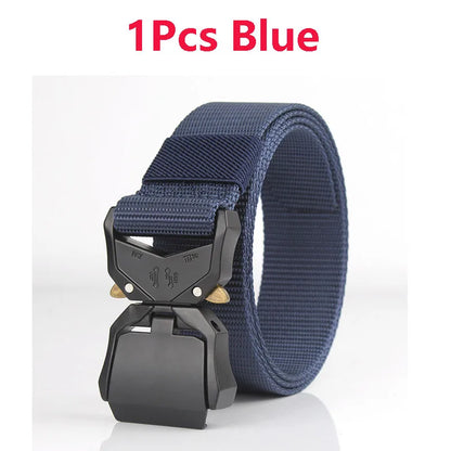 Tactical Waist Belt - Durable Canvas Belt With Automatic Buckle & Quick Release - ZOOMNSTORE