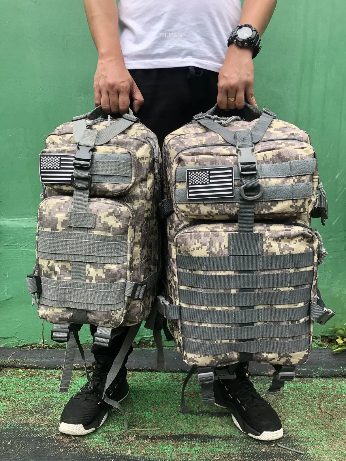 Tactical Waterproof Backpack - 25L50L Nylon Rucksack for Trekking Fishing Hunting Camping Hiking - ZOOMNSTORE