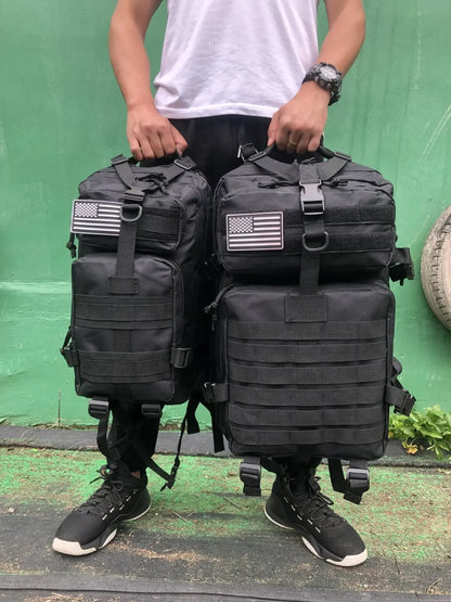 Tactical Waterproof Backpack - 25L50L Nylon Rucksack for Trekking Fishing Hunting Camping Hiking - ZOOMNSTORE