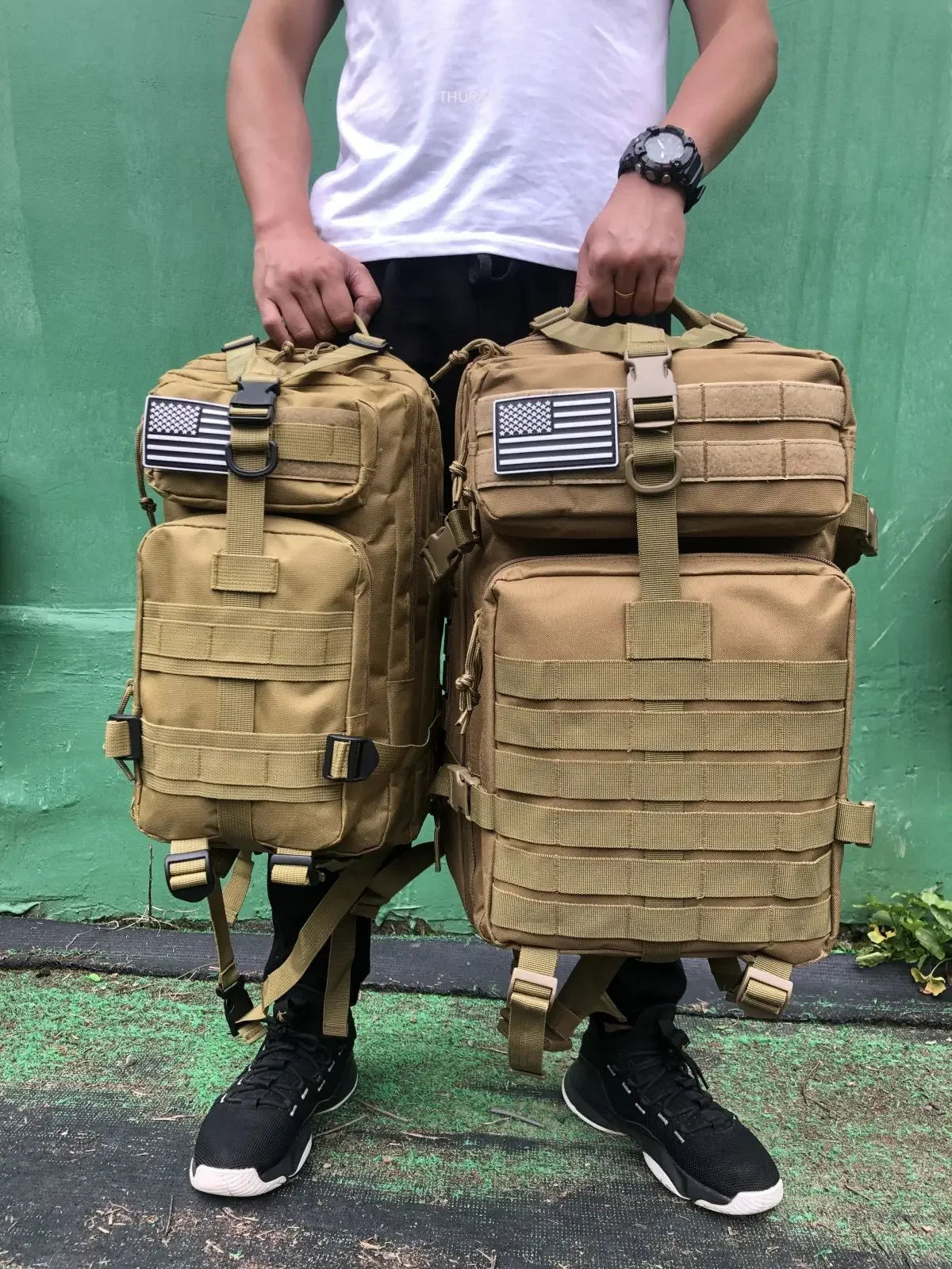 Tactical Waterproof Backpack - 25L50L Nylon Rucksack for Trekking Fishing Hunting Camping Hiking - ZOOMNSTORE