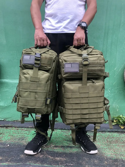 Tactical Waterproof Backpack - 25L50L Nylon Rucksack for Trekking Fishing Hunting Camping Hiking - ZOOMNSTORE