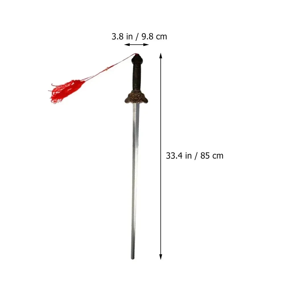 Chinese Tai Chi Sword Prop Classic Outdoor Telescopic Playset Morning Practice Playsets Retractable Halloween Fake Toy - ZOOMNSTORE