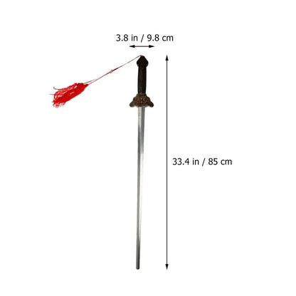 Chinese Tai Chi Sword Prop Classic Outdoor Telescopic Playset Morning Practice Playsets Retractable Halloween Fake Toy - ZOOMNSTORE
