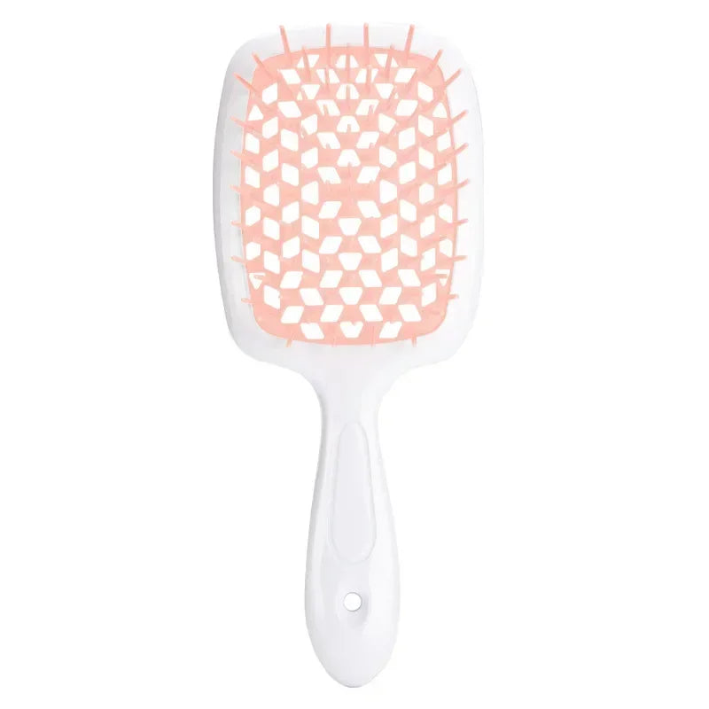 Tangled Hair Comb Detangling Hair Brush Massage Combs Hollow Out Wet Curly Hair Brushes Barber Comb Salon Hair Styling Tools - ZOOMNSTORE