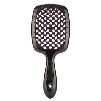 Tangled Hair Comb Detangling Hair Brush Massage Combs Hollow Out Wet Curly Hair Brushes Barber Comb Salon Hair Styling Tools - ZOOMNSTORE