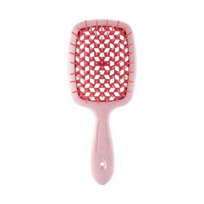 Tangled Hair Comb Detangling Hair Brush Massage Combs Hollow Out Wet Curly Hair Brushes Barber Comb Salon Hair Styling Tools - ZOOMNSTORE