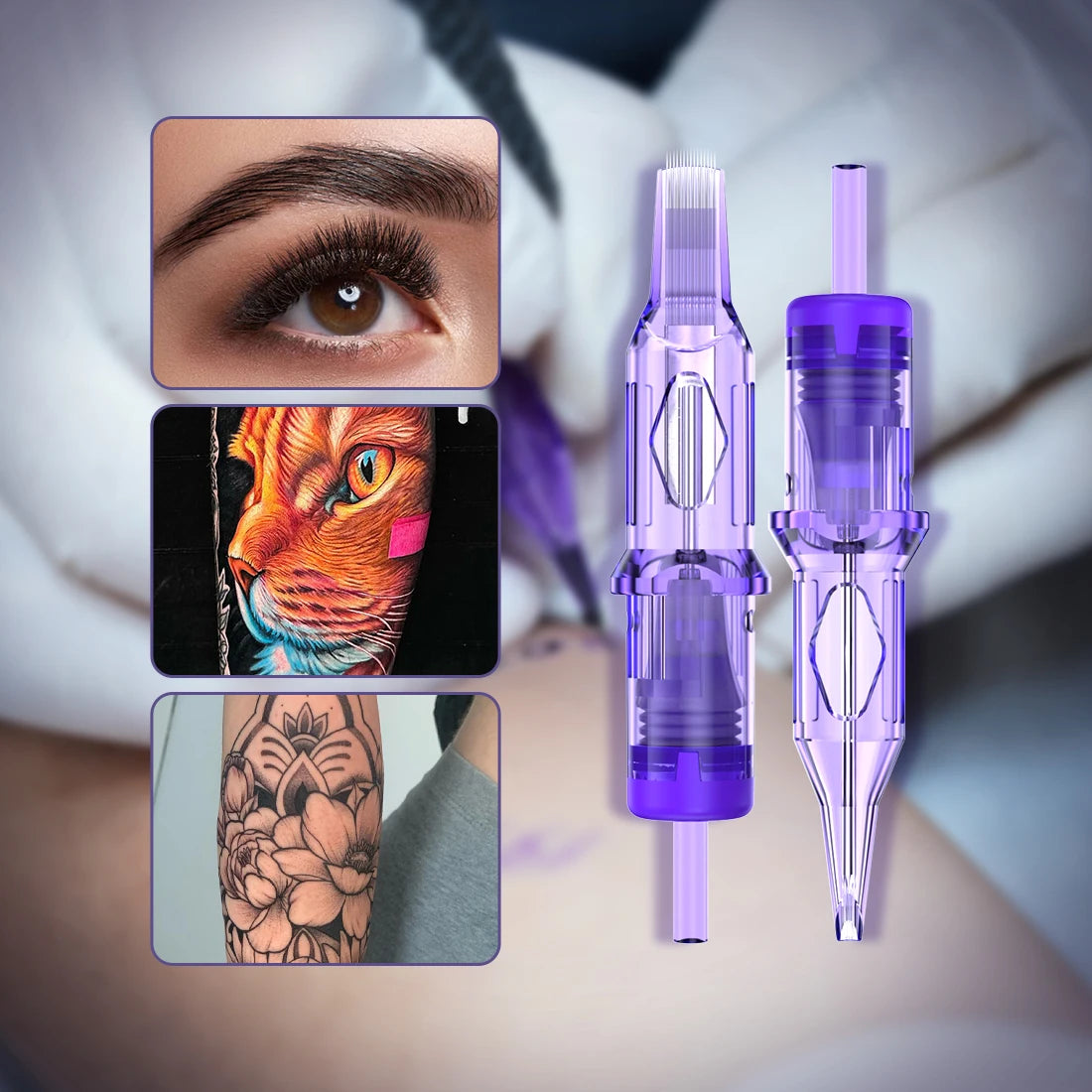 Mast Pro Tattoo Cartridges - Disposable Round Liner Needles 018-040mm - ZOOMNSTORE