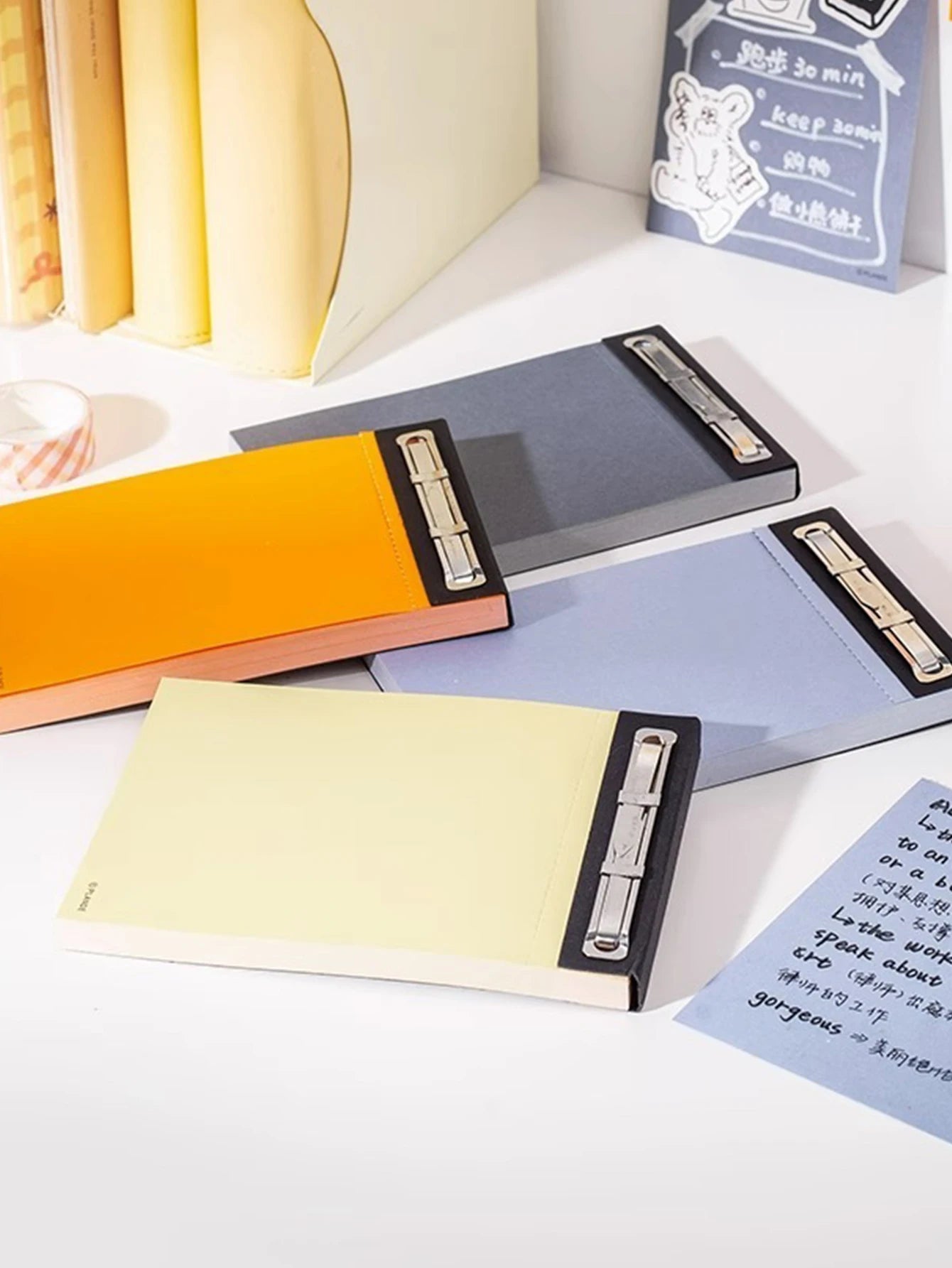 75 Sheets Blank Notepad - Tearable Student Memo Notebook - ZOOMNSTORE