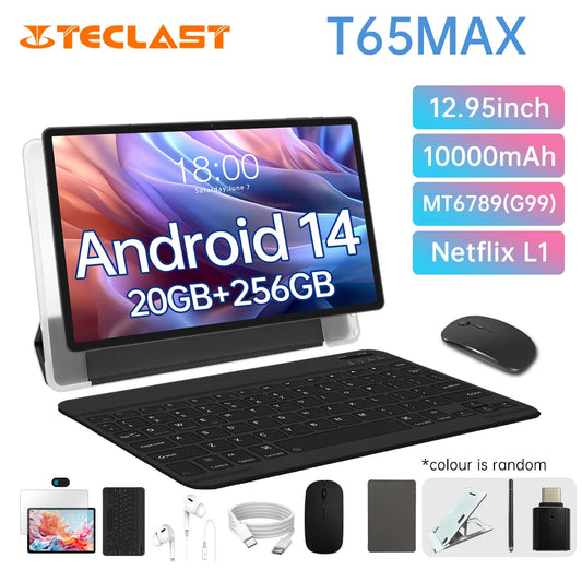 Teclast T65MAX Tablet - 1295 8-Core 8GB RAM 256GB ROM 13MP Camera 10000mAh Battery - ZOOMNSTORE