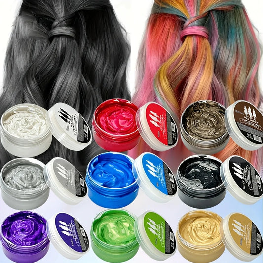 Temporary Hair Color Wax - 9 Colors for Cosplay  Daily Use - ZOOMNSTORE