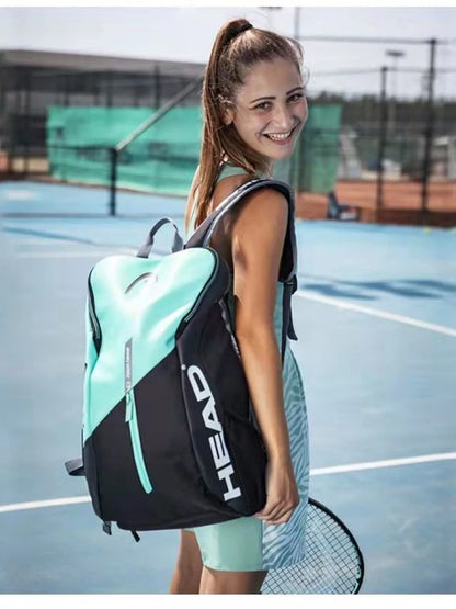 Tennis Backpack - Lightweight Sports Bag With Separated Shoe Compartment | HEAD Brand - ZOOMNSTORE