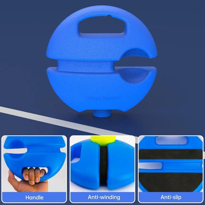 Tennis Training Ball With Rebound Training Balls & Elastic Rope Base – Portable Tennis Trainer - ZOOMNSTORE