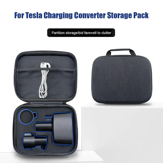 Tesla Charger Storage Bag – CCS1 J1772 Adapter Organizer Box For Travel - ZOOMNSTORE
