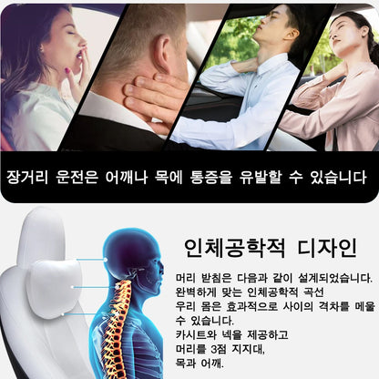 Tesla Neck Pillow – Comfortable Soft Neck Cushion with Premium Nappa Leather and Elastic Strap - ZOOMNSTORE