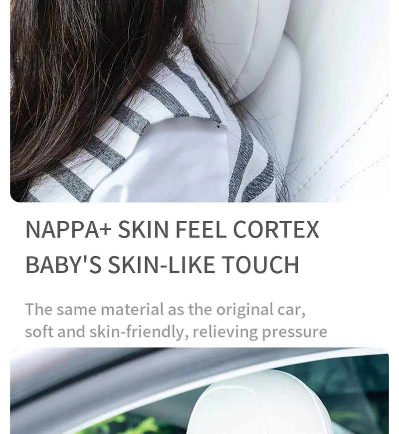 Tesla Neck Pillow – Comfortable Soft Neck Cushion with Premium Nappa Leather and Elastic Strap - ZOOMNSTORE