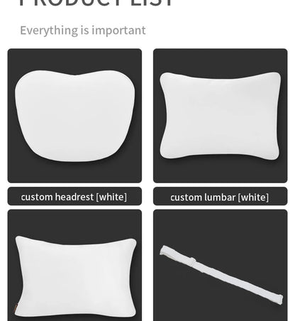 Tesla Neck Pillow – Comfortable Soft Neck Cushion with Premium Nappa Leather and Elastic Strap - ZOOMNSTORE