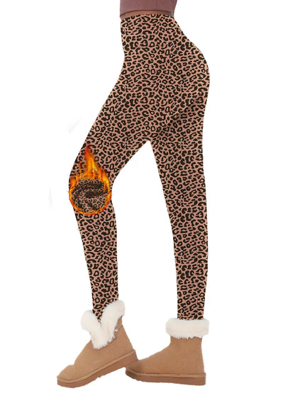Thermal Fleece Leggings – High Waisted Warm Winter Workout Pants For Women - ZOOMNSTORE