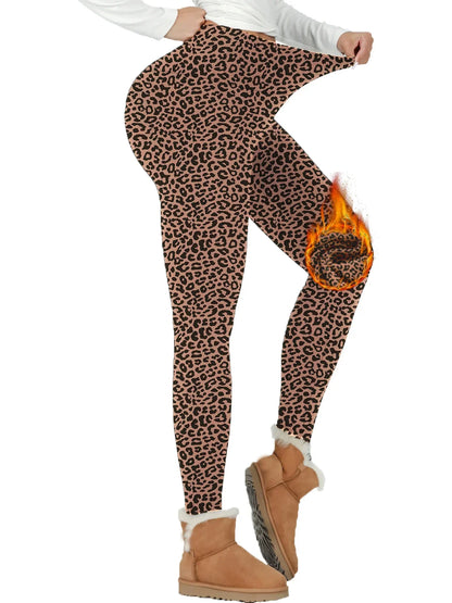 Thermal Fleece Leggings – High Waisted Warm Winter Workout Pants For Women - ZOOMNSTORE