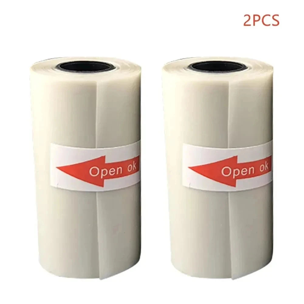 Transparent Self-Adhesive Thermal Paper - 57x25mm for Micro Thermal Printers - ZOOMNSTORE