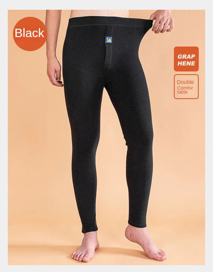 Thermal Underwear Men's Winter Clothes Fleece Keep Warm Pants Soft comfortable Underpants Sleepwear Breathable Thermo Leggings - ZOOMNSTORE
