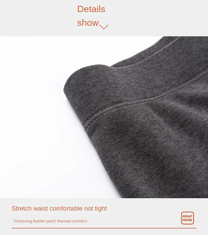 Thermal Underwear Men's Winter Clothes Fleece Keep Warm Pants Soft comfortable Underpants Sleepwear Breathable Thermo Leggings - ZOOMNSTORE