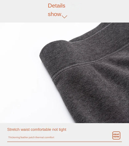 Thermal Underwear Men's Winter Clothes Fleece Keep Warm Pants Soft comfortable Underpants Sleepwear Breathable Thermo Leggings - ZOOMNSTORE