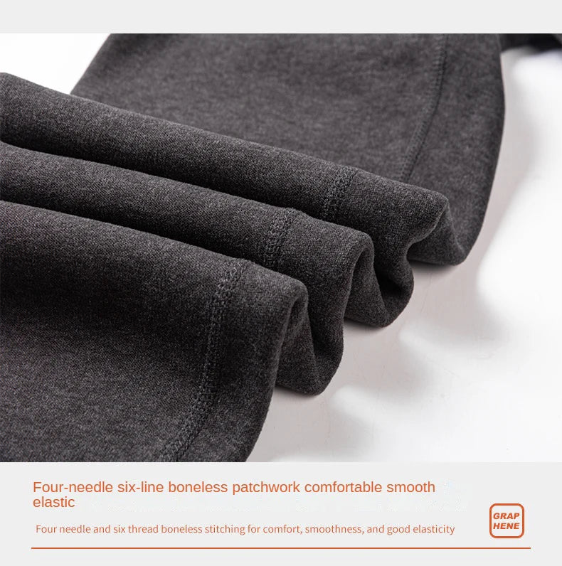 Thermal Underwear Men's Winter Clothes Fleece Keep Warm Pants Soft comfortable Underpants Sleepwear Breathable Thermo Leggings - ZOOMNSTORE