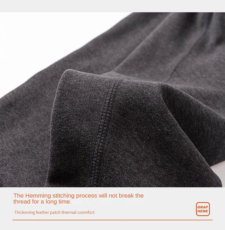 Thermal Underwear Men's Winter Clothes Fleece Keep Warm Pants Soft comfortable Underpants Sleepwear Breathable Thermo Leggings - ZOOMNSTORE