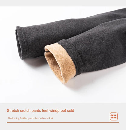 Thermal Underwear Men's Winter Clothes Fleece Keep Warm Pants Soft comfortable Underpants Sleepwear Breathable Thermo Leggings - ZOOMNSTORE