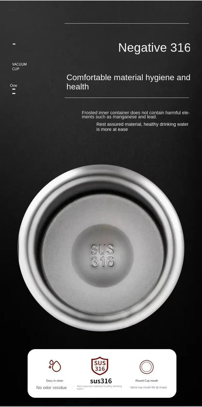 Thermal Water Bottle – 1 Liter Stainless Steel Flask With Double Wall Insulation - ZOOMNSTORE