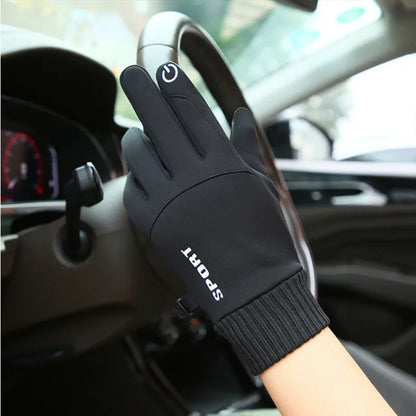 Thermal Winter Gloves - Water Resistant, Touch Screen & Anti Skid Design for Outdoor Sport - ZOOMNSTORE