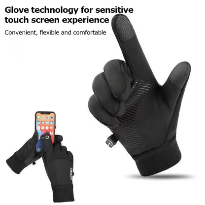 Thermal Winter Gloves - Water Resistant, Touch Screen & Anti Skid Design for Outdoor Sport - ZOOMNSTORE