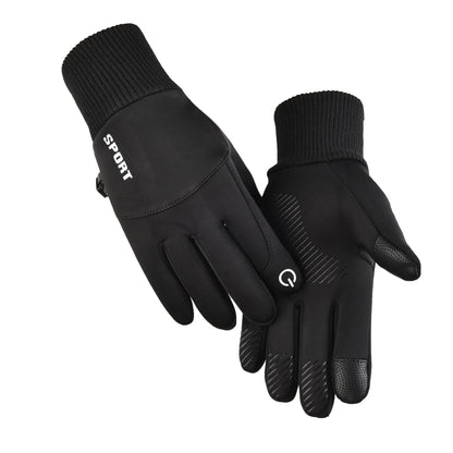 Thermal Winter Gloves - Water Resistant, Touch Screen & Anti Skid Design for Outdoor Sport - ZOOMNSTORE