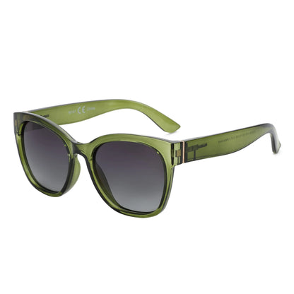 Thick Butterfly Frame Polarized Sunglasses - Cat Eye UV400 Shades for Women - ZOOMNSTORE