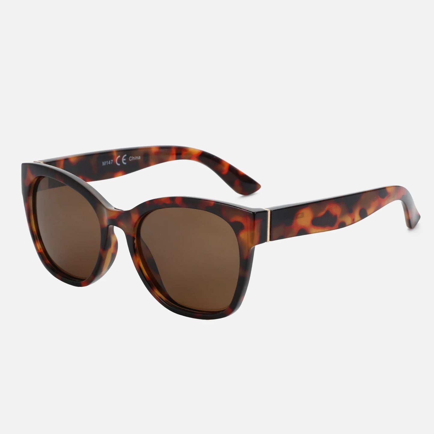 Thick Butterfly Frame Polarized Sunglasses - Cat Eye UV400 Shades for Women - ZOOMNSTORE