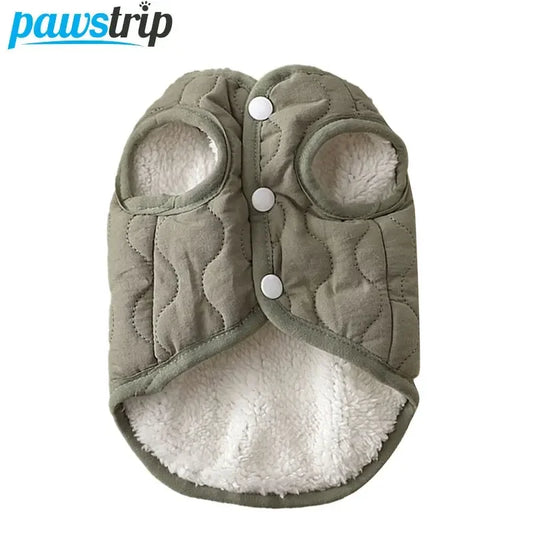 Thick Fleece Dog Coat - Warm Jacket for Small Medium Dogs - ZOOMNSTORE