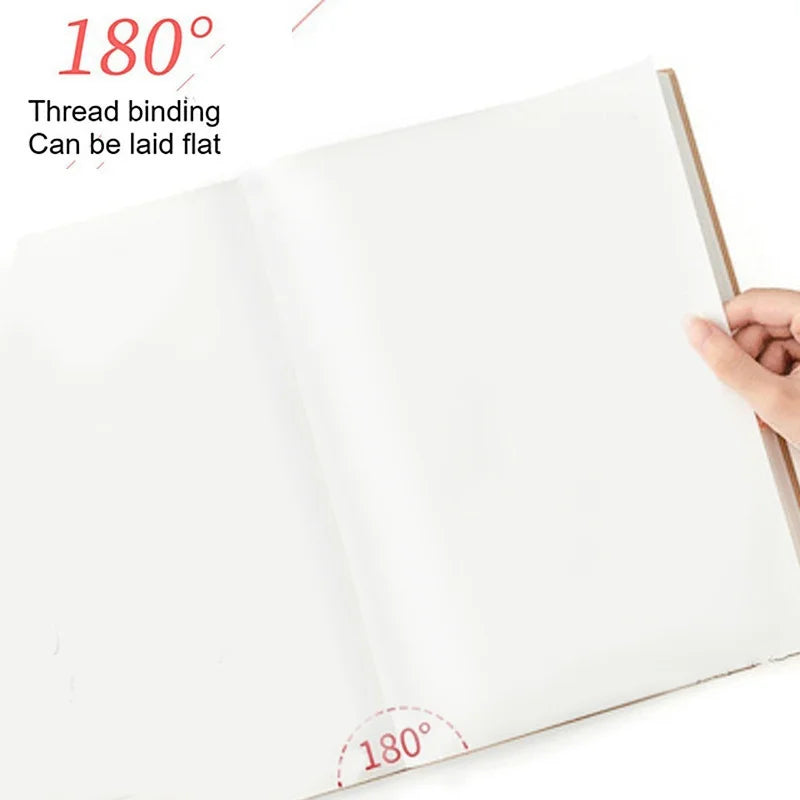 Thick Leather A4A6 Notebook - Ultra-Thick Diary with LinesBlank Pages 416200 Pages - ZOOMNSTORE