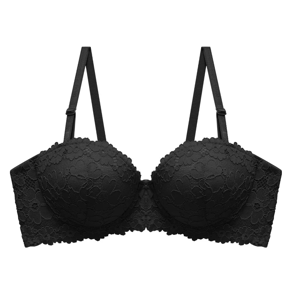 Thickened A Cup Bra - Womens Steel Ring Bralette for Small Breasts - ZOOMNSTORE