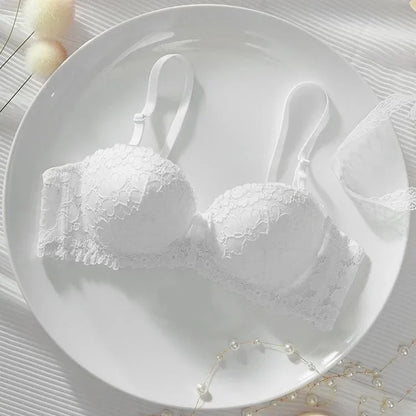 Thickened A Cup Bra - Womens Steel Ring Bralette for Small Breasts - ZOOMNSTORE
