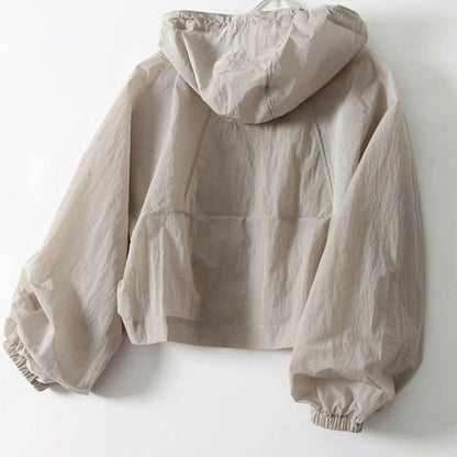 Womens UV Protection Long Sleeve Jacket - Lightweight Waterproof Outdoor Coat - ZOOMNSTORE