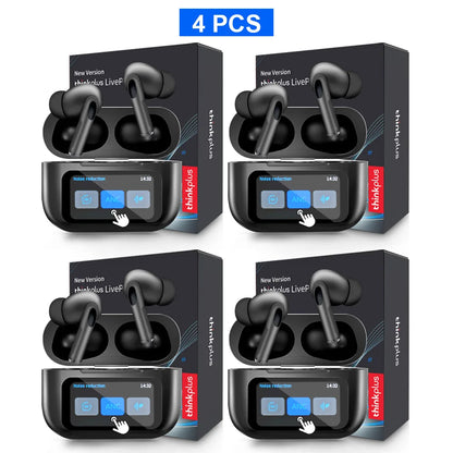 Original Thinkplus Wireless Bluetooth Earphones ANC Noise Reduction Earbuds HD Mic Call Gamer Headsets LED Touch Screen Control - ZOOMNSTORE