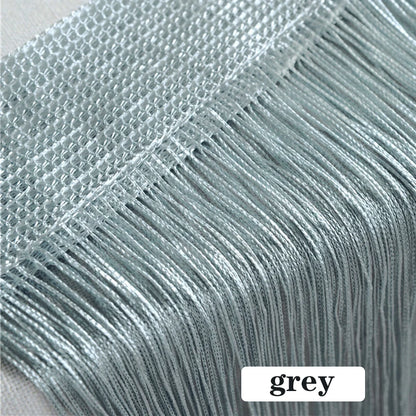 Thread Curtain Divider - 100CM x 200CM String Tassel Panel for Living Room Door Window - ZOOMNSTORE