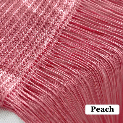 Thread Curtain Divider - 100CM x 200CM String Tassel Panel for Living Room Door Window - ZOOMNSTORE