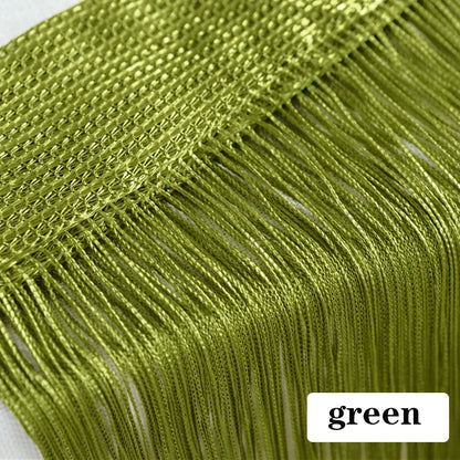 Thread Curtain Divider - 100CM x 200CM String Tassel Panel for Living Room Door Window - ZOOMNSTORE